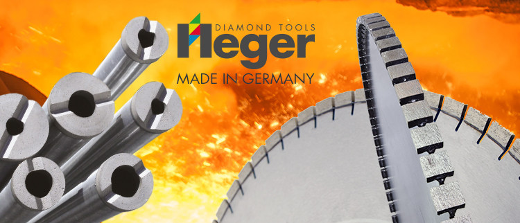 Heger diamond tools for refractory and industry applications